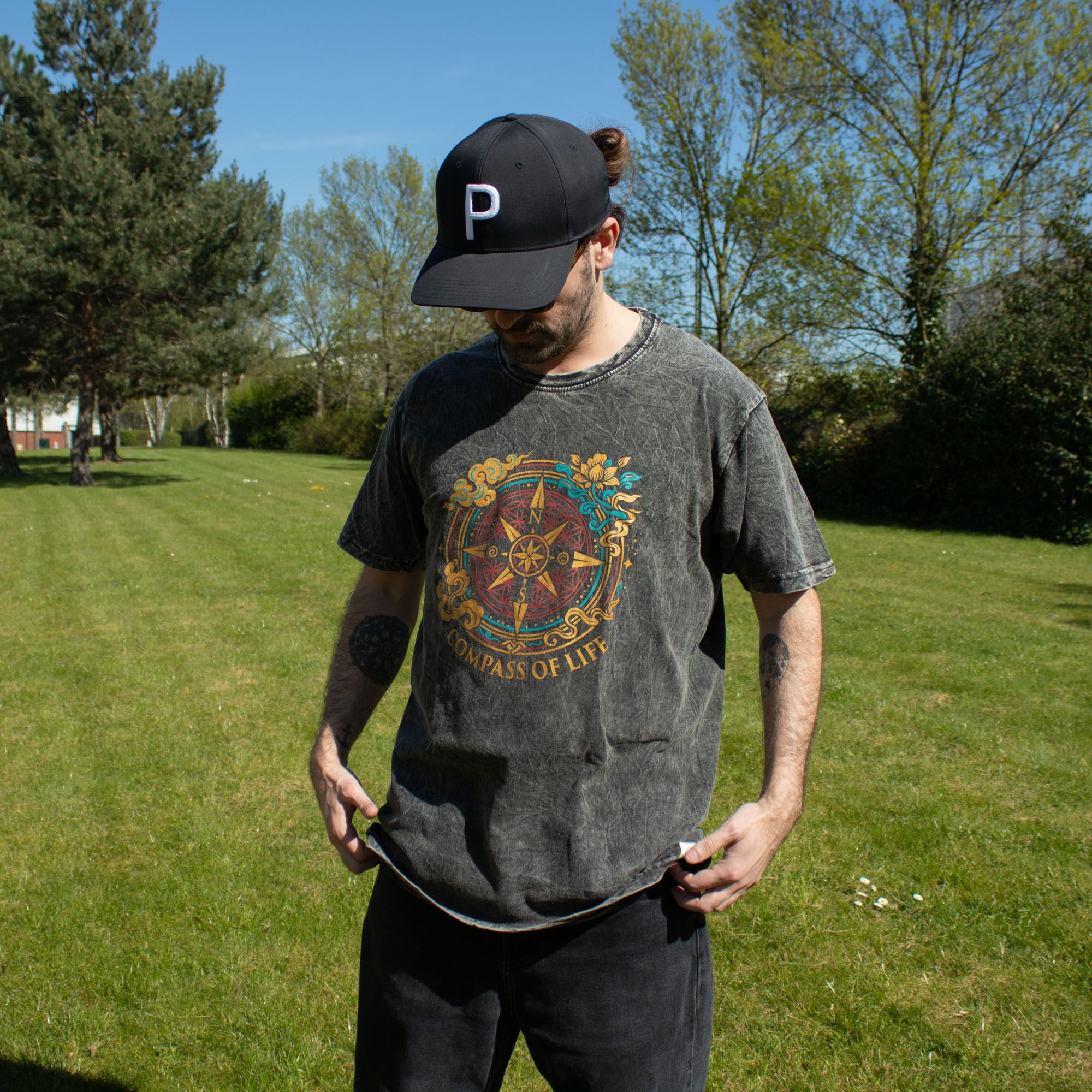 T-Shirts mit Stonewashed-Effekt