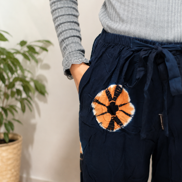 Loungehose im japanischen Stil