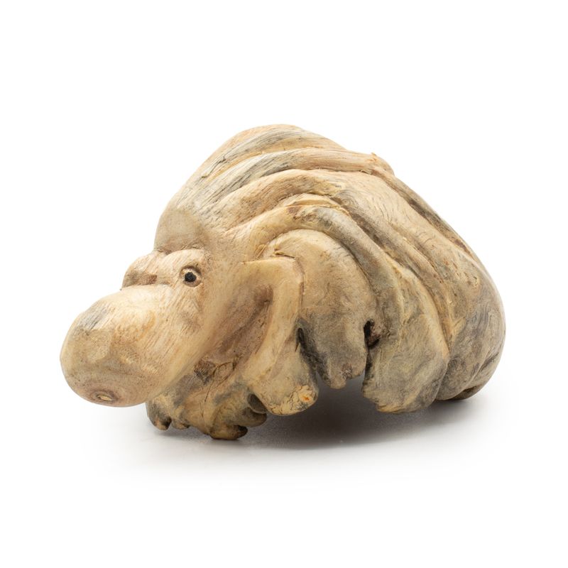 Handgefertigte Parasiten-Holzkunst-Schnitzerei - Ozeanischer Wächter-Oktopus