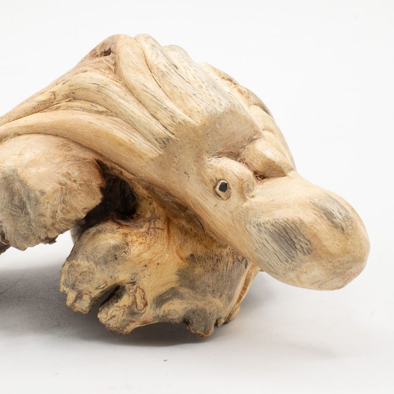 Handgefertigte Parasiten-Holzkunst-Schnitzerei - Ozeanischer Wächter-Oktopus