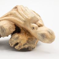 Handgefertigte Parasiten-Holzkunst-Schnitzerei - Ozeanischer Wächter-Oktopus