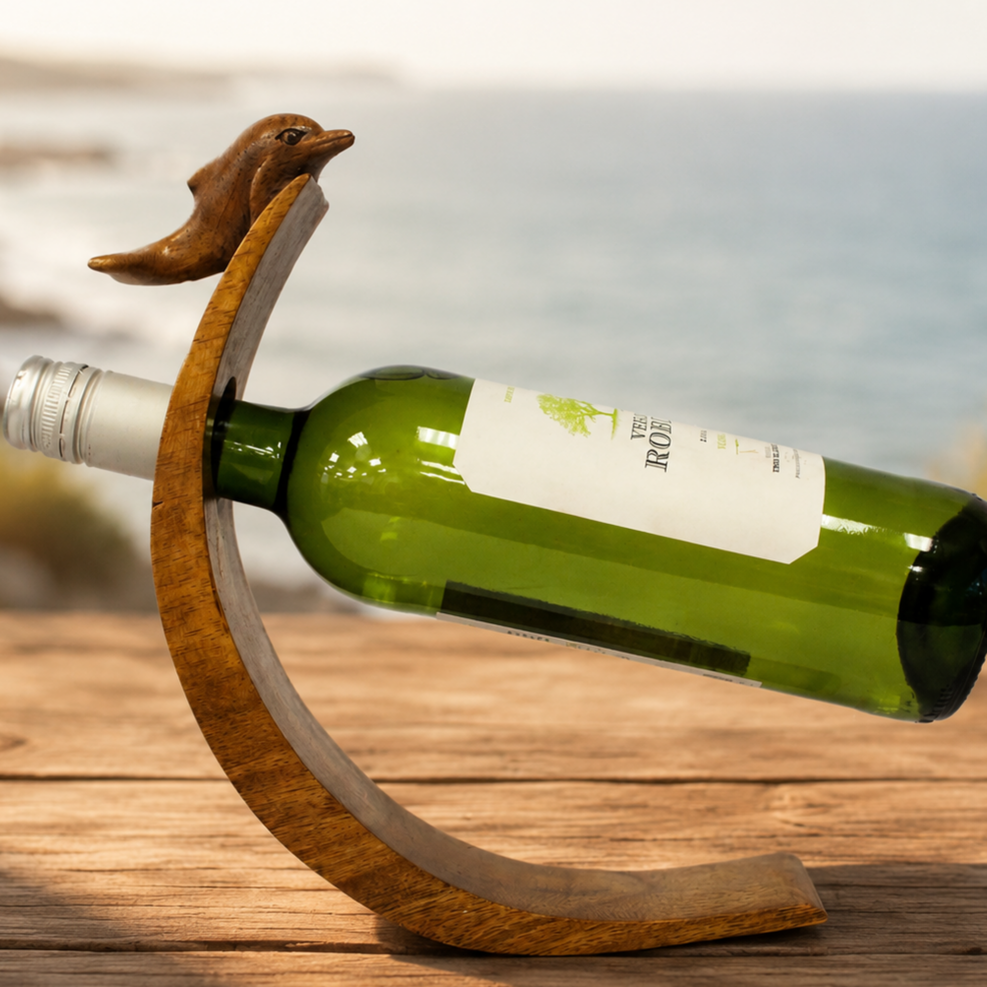 Holz Weinflaschenhalter