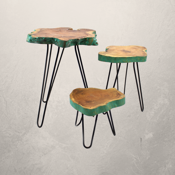 Pflanzenständern aus Gamell-Holz