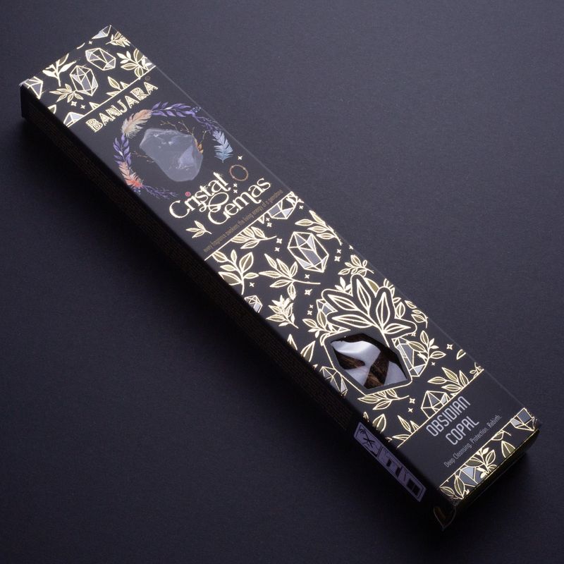 Banjara Kristall-Edelsteine - Obsidian Copal
