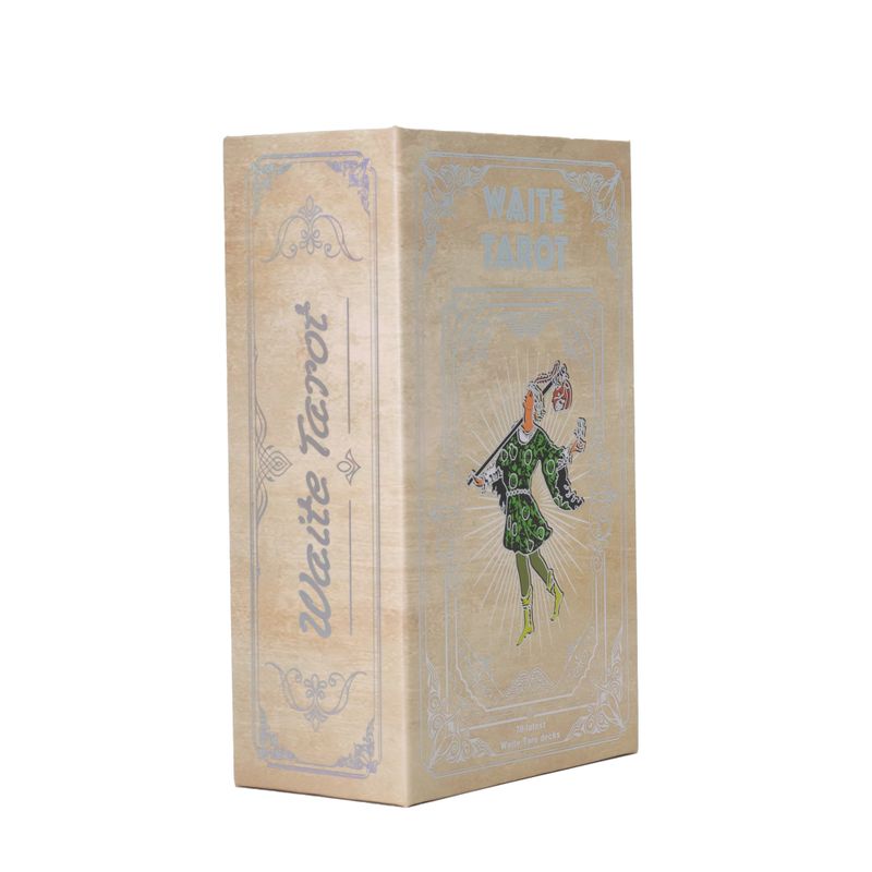 Waite-Tarotkarten-Set aus Silberfolie – mit Begleitheft