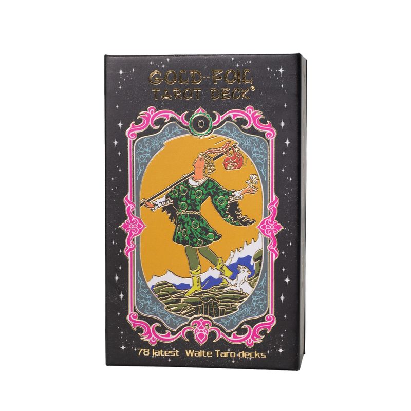 Goldfolien-Tarotkarten-Set - mit Begleitheft