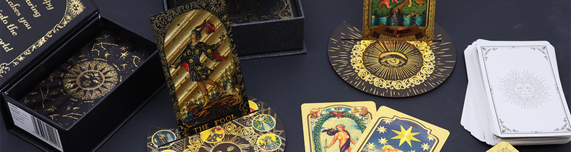 rosa Box Rubinfolie Tarotkarten-Geschenkbox-Set – mit Begleitheft