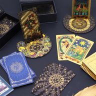 Goldfolien-Tarotkarten-Set - mit Begleitheft