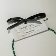 Nymphe-Geist Edelstein-Halsketten-Set - Waldgeist