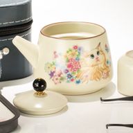 Reise-Teekanne-Set und zwei Tassen – Katzenliebhaber