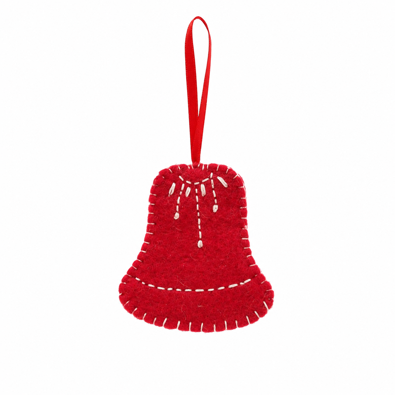 Filz-Handtaschenanhänger - Gemischte Auswahl (Niedliche Weihnachtsanhänger)