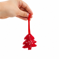Filz-Handtaschenanhänger - Gemischte Auswahl (Niedliche Weihnachtsanhänger)