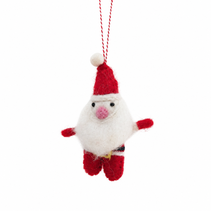 Filz-Handtaschenanhänger - Gemischte Auswahl (Niedliche Weihnachtsanhänger)