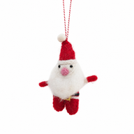 Filz-Handtaschenanhänger - Gemischte Auswahl (Niedliche Weihnachtsanhänger)