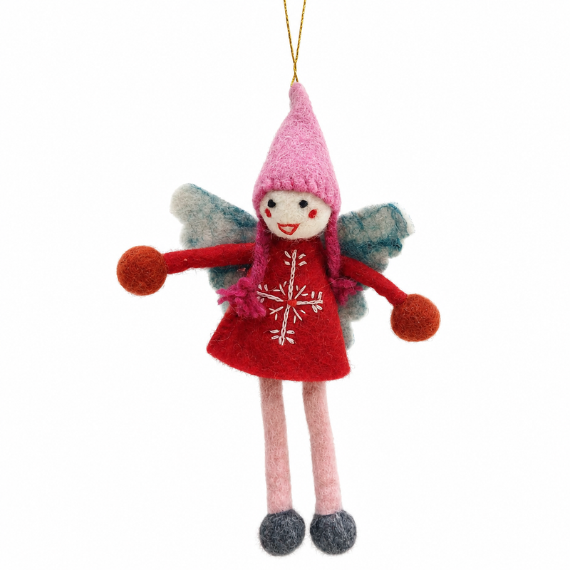 Filz-Handtaschenanhänger - Gemischte Auswahl (Niedliche Weihnachtsanhänger)