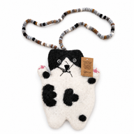 Stacy, die flache Katze Filztasche