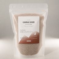 Duftkerze Sand - Latte-Beige - Reine Gelassenheit - 300 g