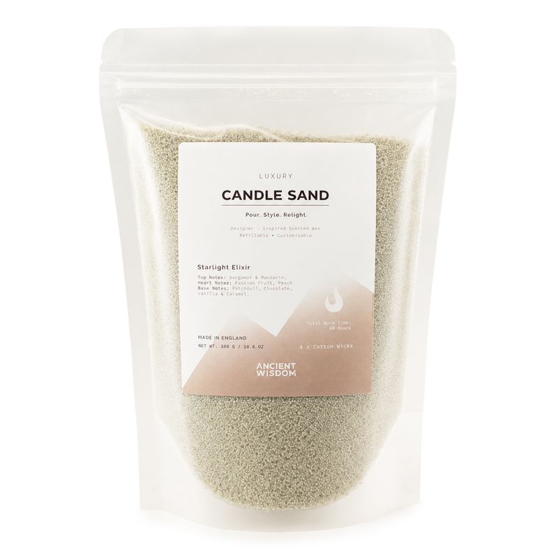 Duftkerze Sand - Weiß - Starlight Elixir - 300 g