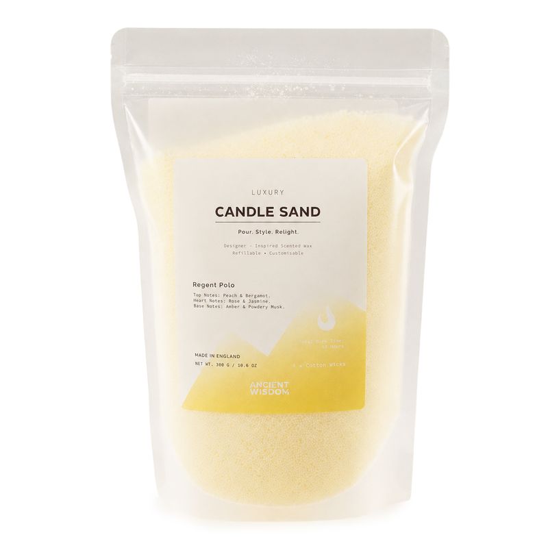 Duftkerze Sand - Creme - Regent Polo - 300 g