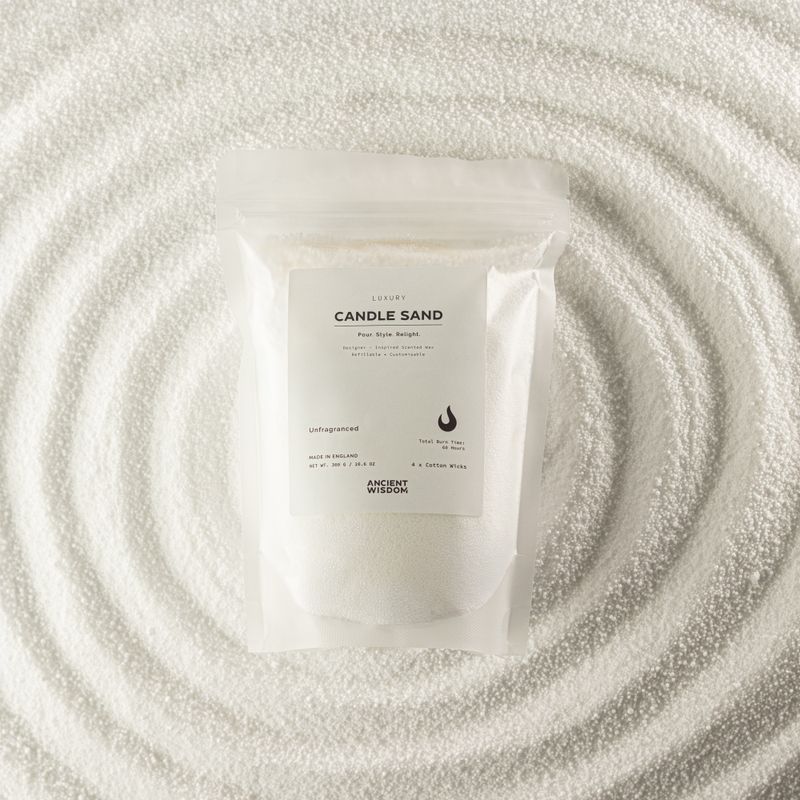 duftfreier Kerzensand - Weiß - 300 g