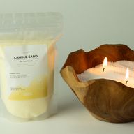 duftfreier Kerzensand - Weiß - 300 g