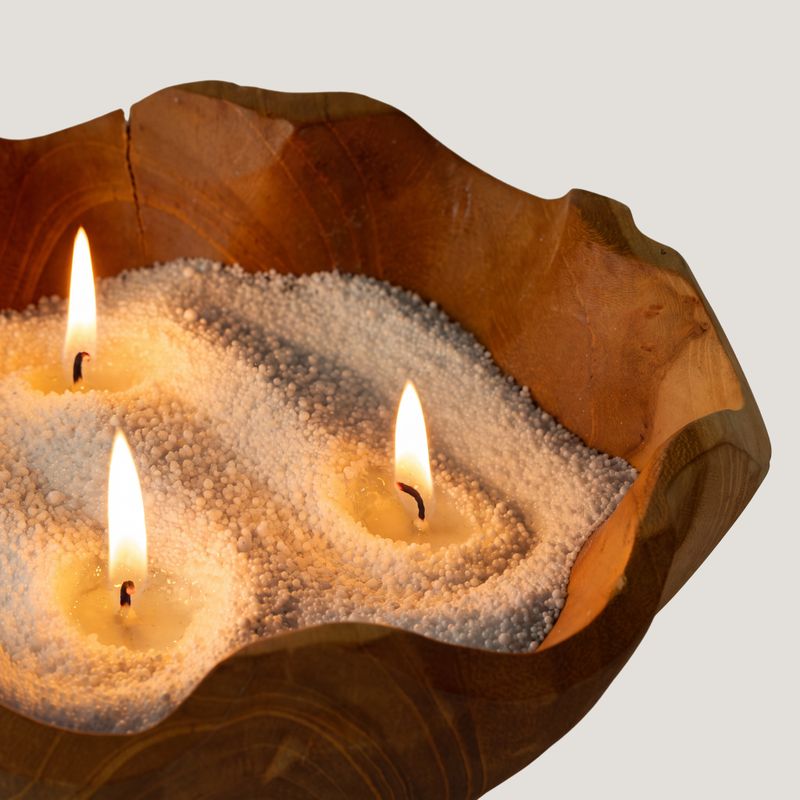 Duftkerze Sand - Weiß - Starlight Elixir - 300 g