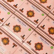 Packung mit 104 natürlichen Räucherblöcken und Brenner - Happy Planets - Ritual Bricks