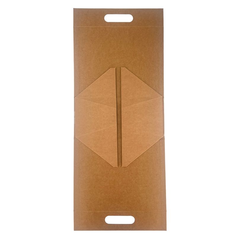 Faltbare Geschenkbox - Handbox (20x10x20 cm) - Braun Craft