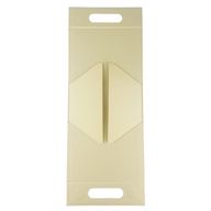 Flach verpackte Geschenkbox - Handbox  (20x10x20cm) - Elfenbein