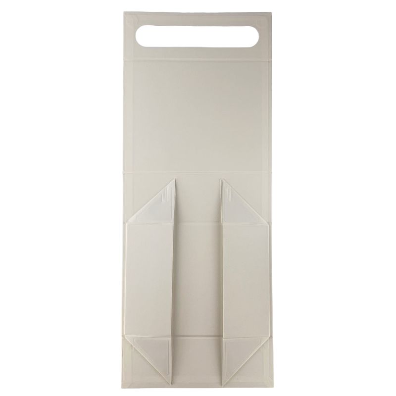 Flach verpackte Geschenkbox - Medium Geschenkkorb (24x18.2x8cm) - Weiß