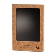 Intention Notizbuch - LCD-Bildschirm-Reinigung - Korkleder-Optik - Messingblatt - 80 Blätter