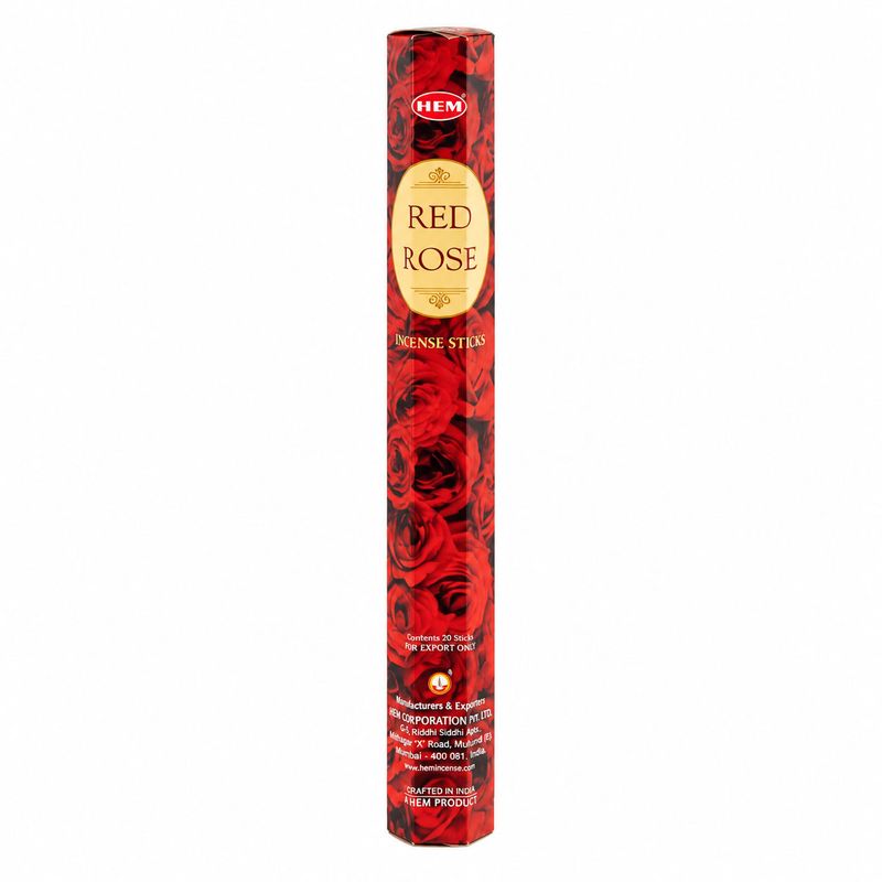 HEM Sechseckiges Räucherwerk - Rote Rose