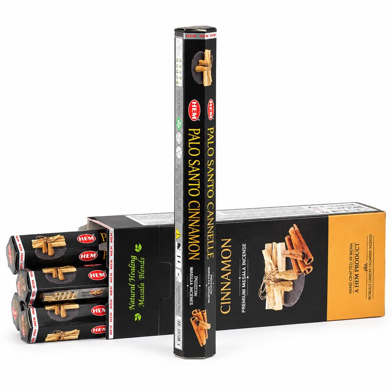 HEM sechseckiges Räucherwerk - Palo Santo Masala - Zimt