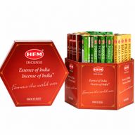 HEM Sechseckige Räucherstäbchen - Starter-Set - Holzige Kollektion
