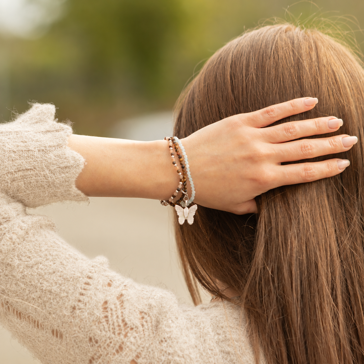 Nymph Spirit Edelsteinarmband-Set