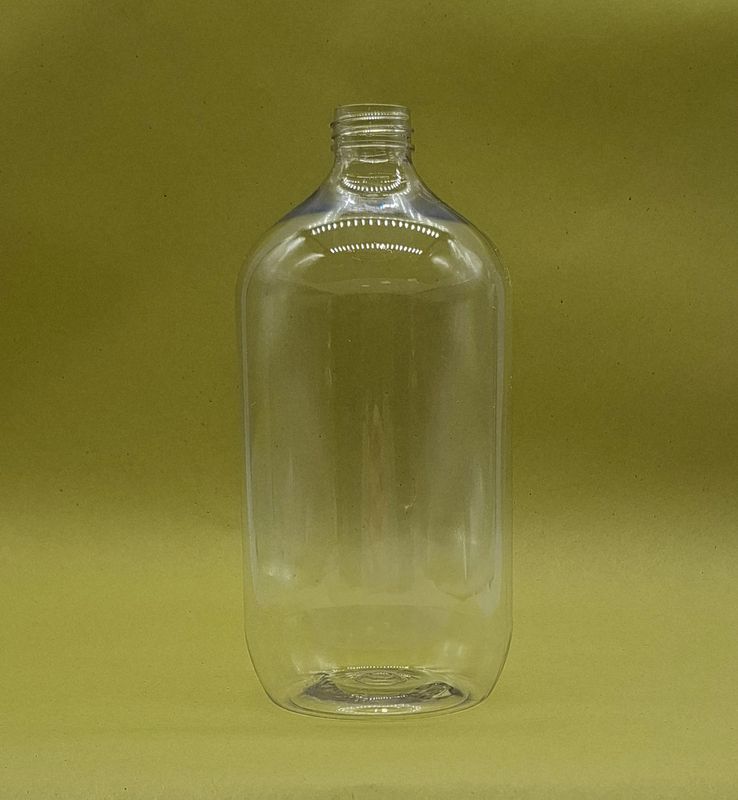 Boston-Flasche aus klarem Kunststoff – 1000 ml