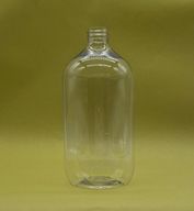 Boston-Flasche aus klarem Kunststoff – 1000 ml