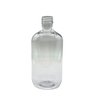 Transparente Boston-Flasche aus Kunststoff – 500 ml