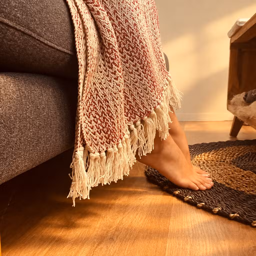 Kuschelige Boho-Baumwolldecken
