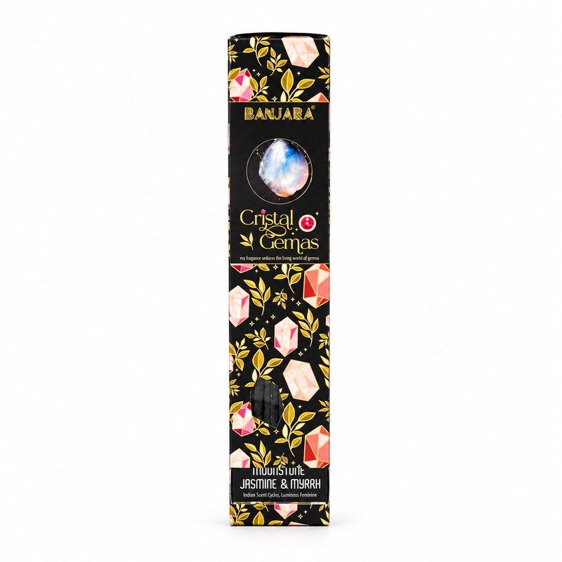 Banjara Cristal Gemas – Moonstone Jasmin & Myrrhe