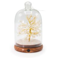 Edelstein-Kuppelgarten – Quarzkristall & LED-Lichter – 200 Splittersteine