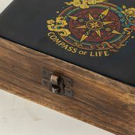 Mittlere emaillierte Box – Kompass des Lebens