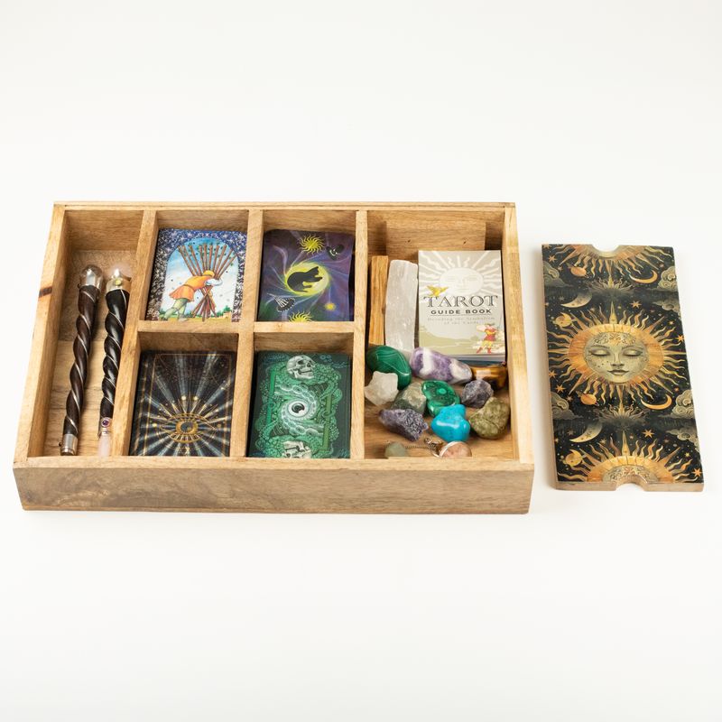 Sun Goddess Tarot-Tablett mit Kartenhalter
