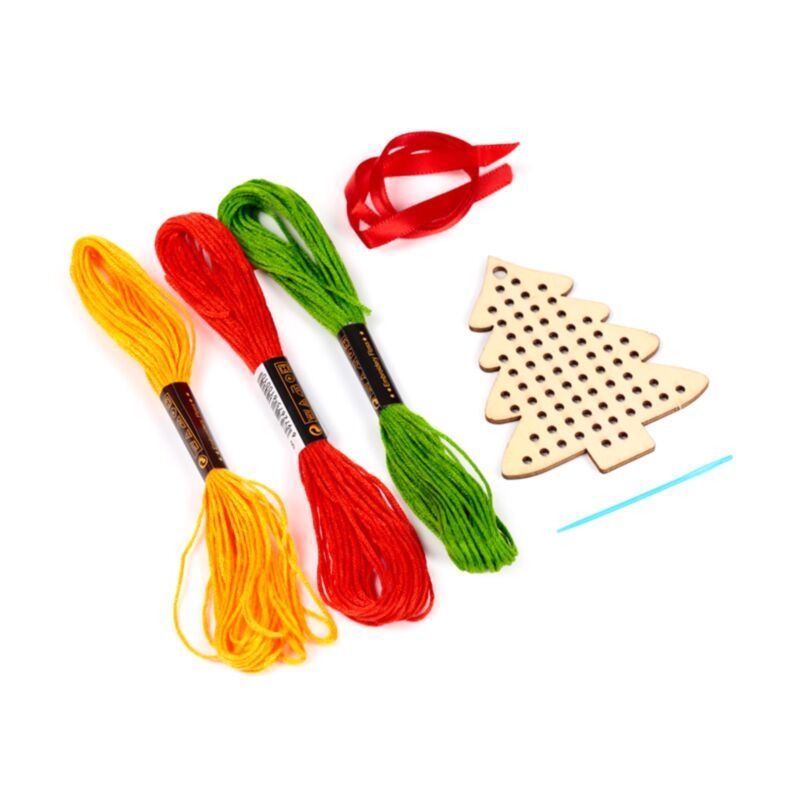 Jingle Bunch Weihnachts-Kreuzstich-DIY-Dekoration