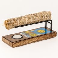 Großer emaillierter Salbeibündel-Halter Starter-Set (4 x 6 Designs)