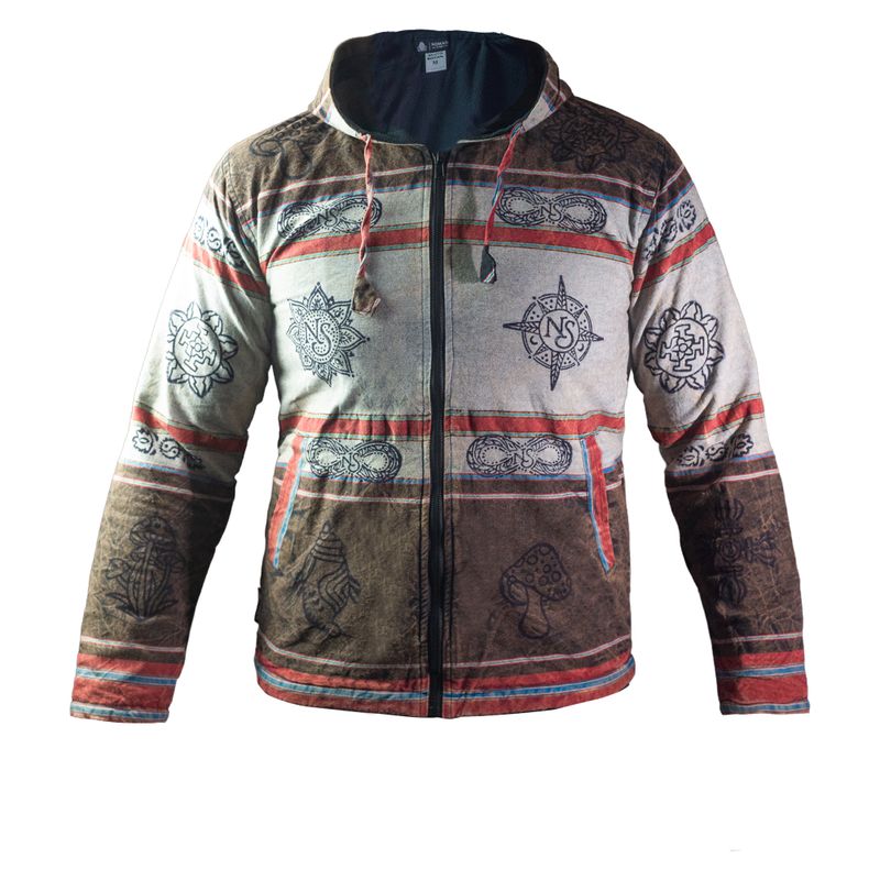 Nomad Sari Himalayan Soul Jacke – Stone Mandala – Medium