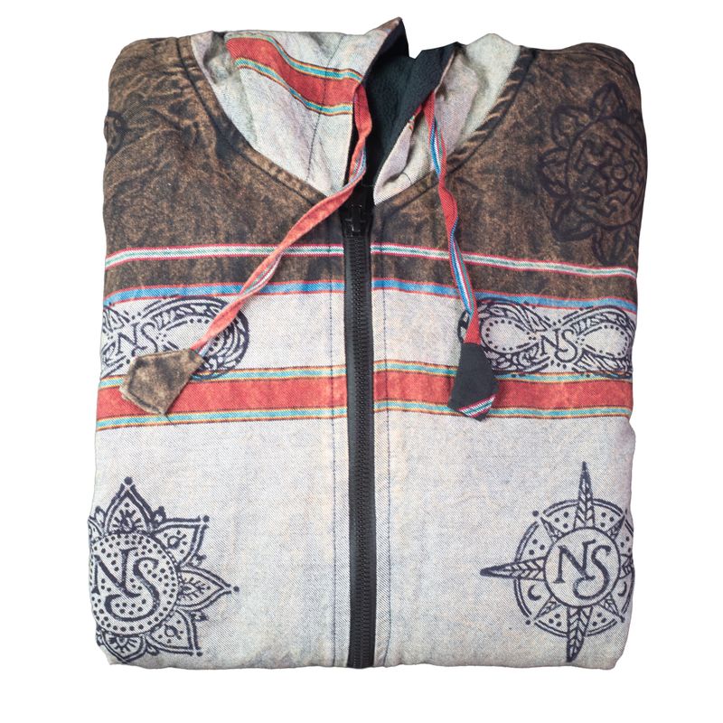 Nomad Sari Himalayan Soul Jacke – Stone Mandala – Medium