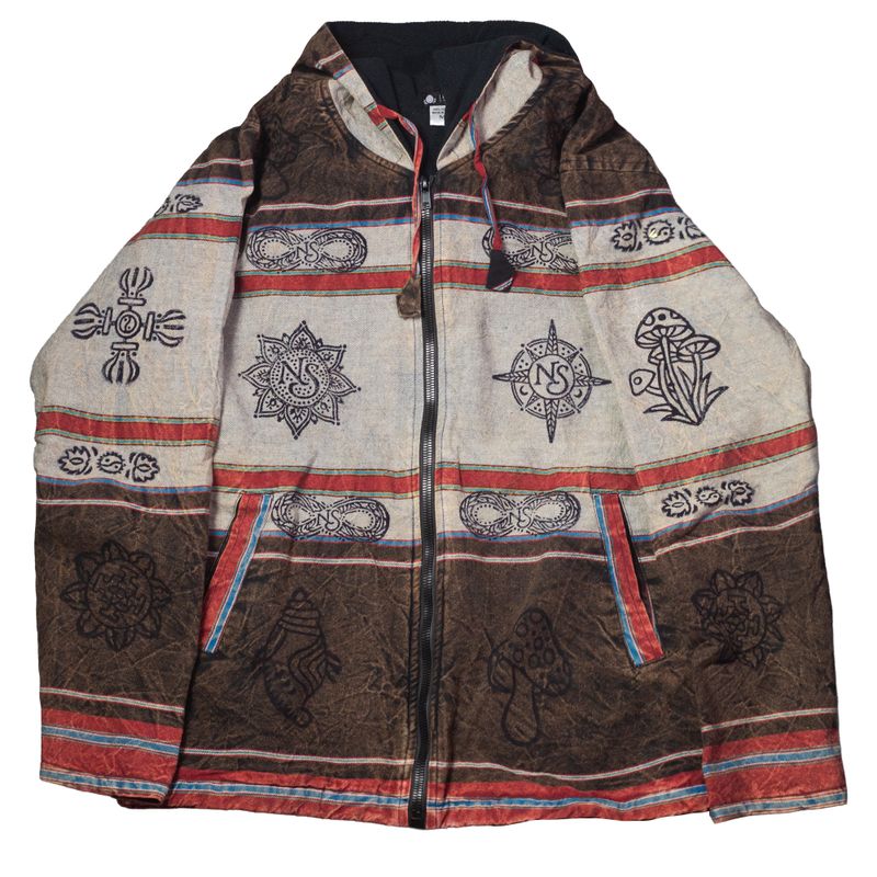 Nomad Sari Himalayan Soul Jacke – Stone Mandala – Medium