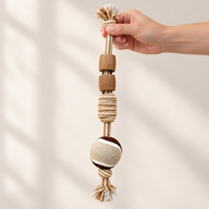 PAW Spielzeug – Kauspielzeug aus Kaffeebaumholz – Knuckle Ball Batton