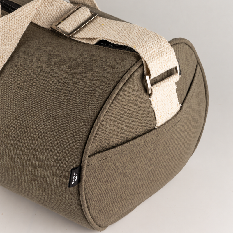 Turnbeutel aus Baumwoll-Canvas – „Don’t Quit“-Sportbeutel Starter-Set